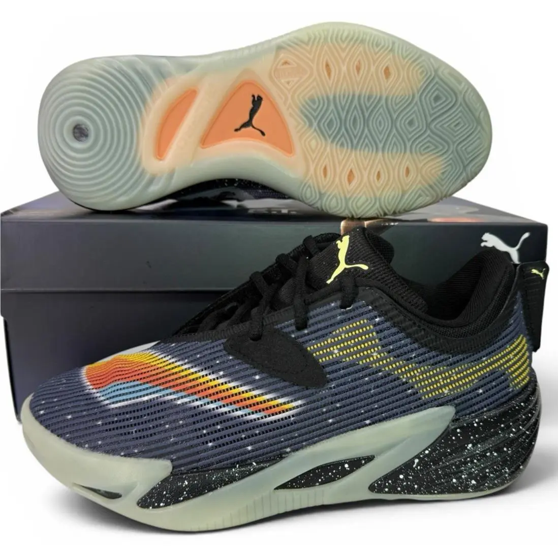 Puma shoes - PUMA All-Pro Nitro - Nitro - 312313-01 - Black (UPC: 198553213821) 5
