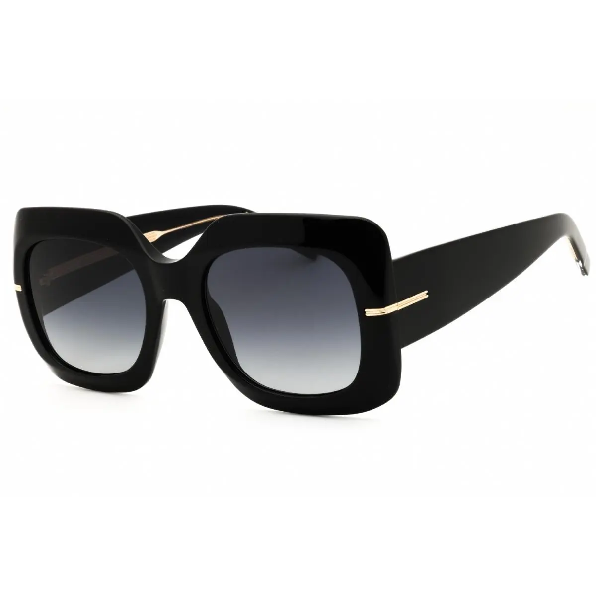Hugo Boss 1730 S 0807 9O Sunglasses Black Frame Gray Lenses 54mm