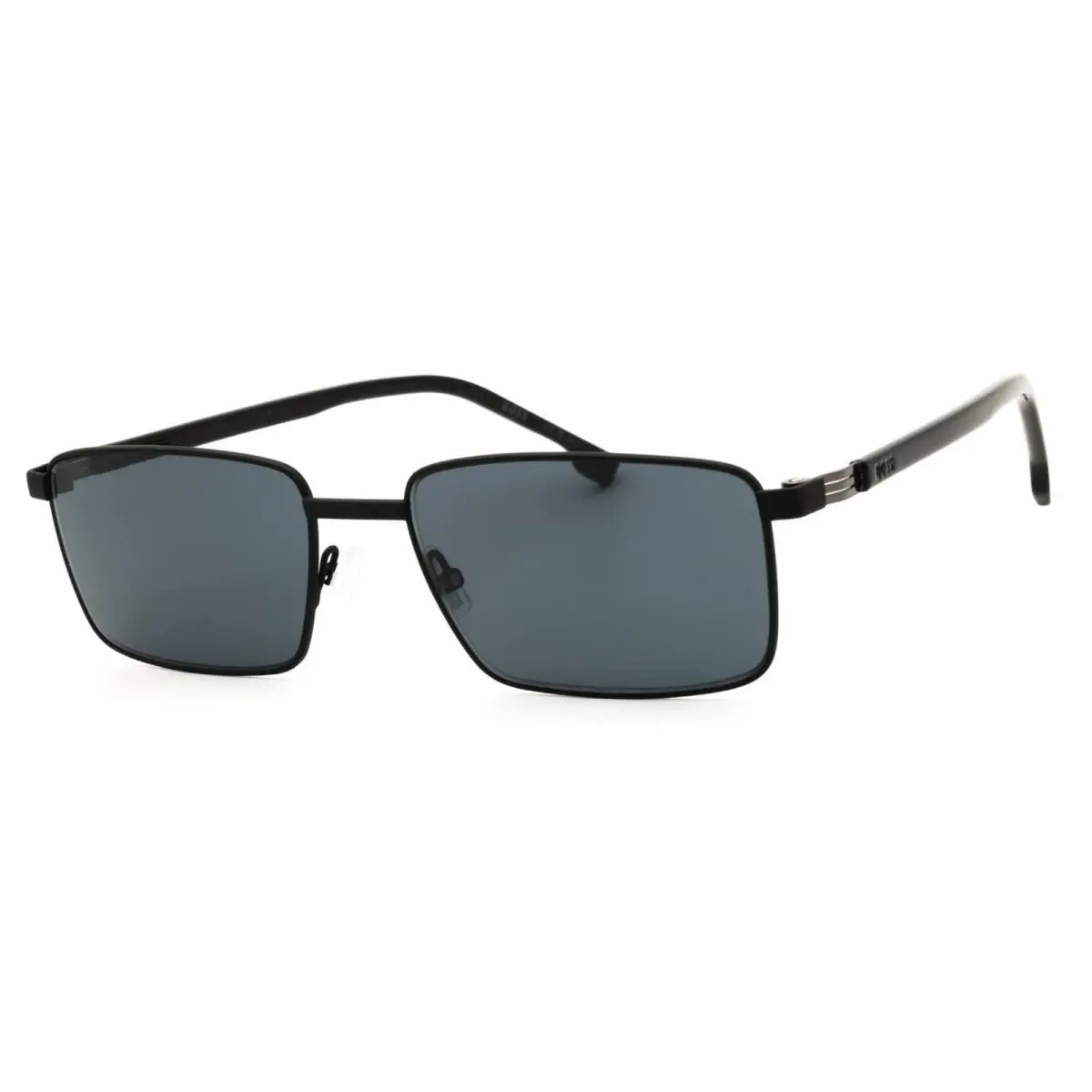 Men`s Sunglasses Matte Black Rectangular Full Rim Frame 1700/S 0003 IR by Hugo Boss