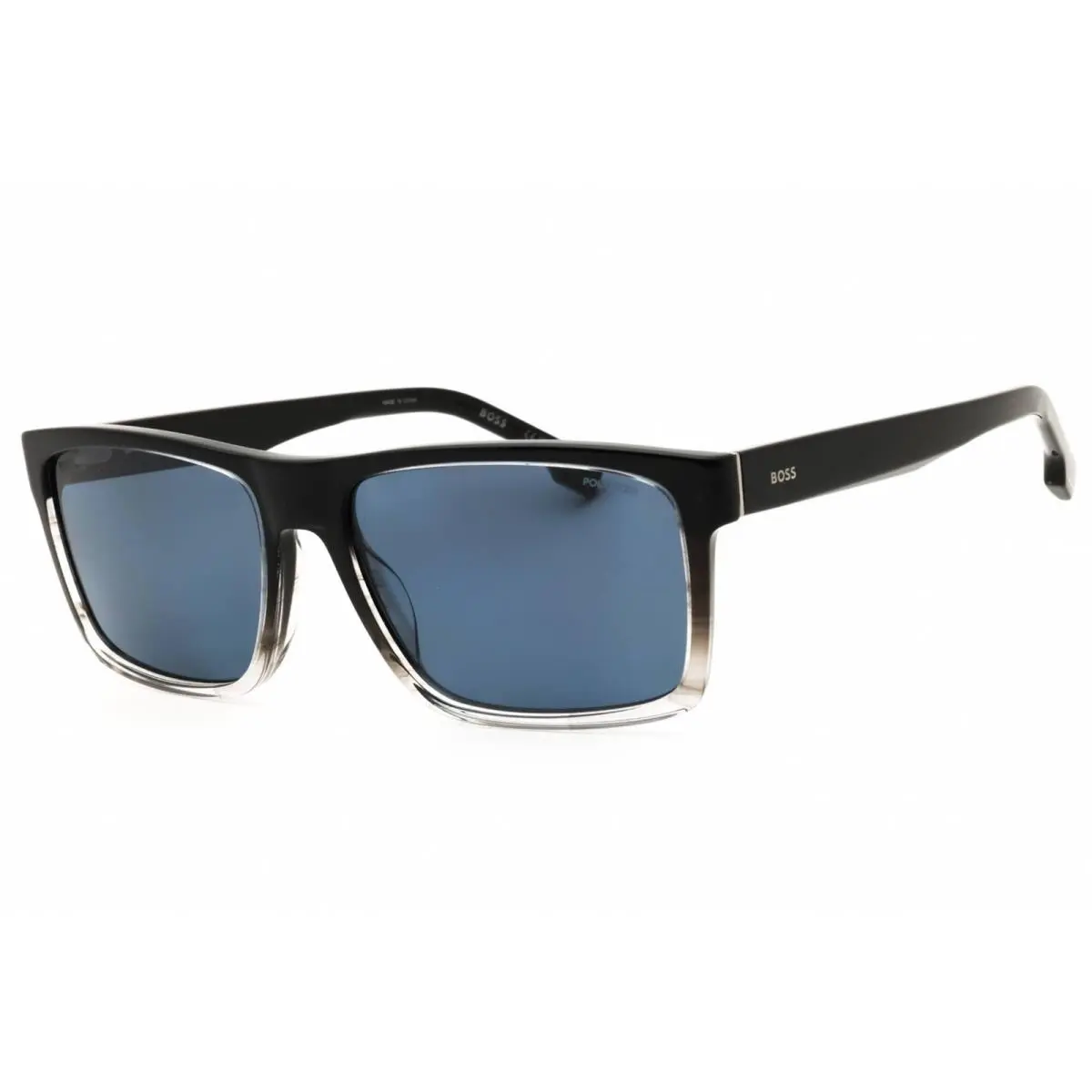 Men`s Sunglasses Black Shaded Grey Full Rim Frame 1760/G/S 0EDM C3 by Hugo Boss