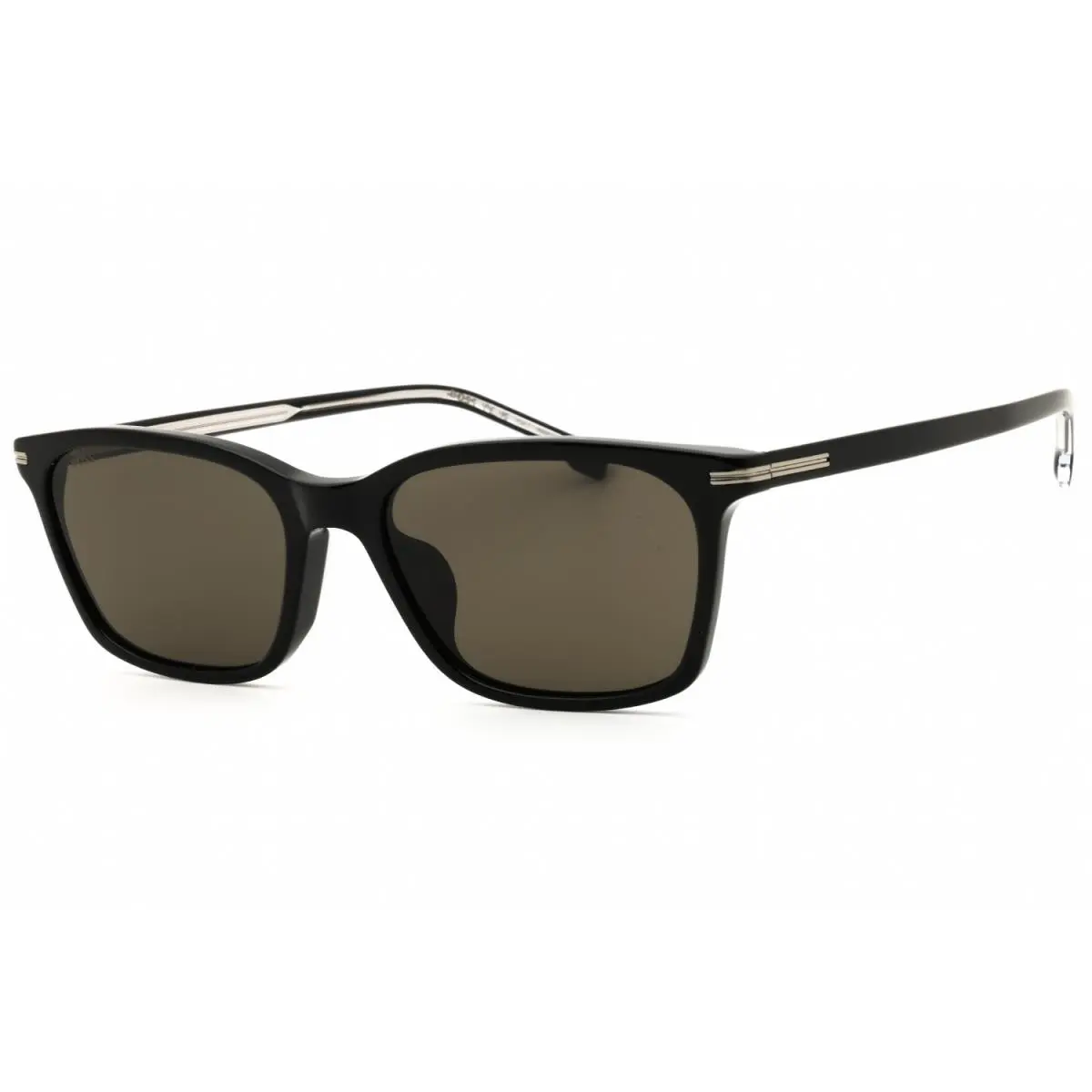 Hugo Boss 1669 F SK 0807 IR Sunglasses Black Frame Gray Lenses 56mm