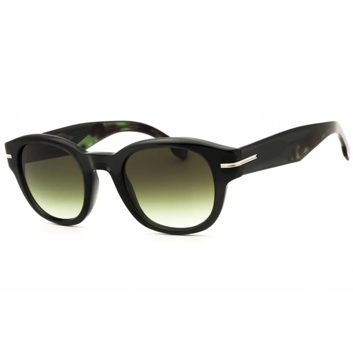 Men`s Sunglasses Grey Acetate Round Full Rim Frame 1717/S 0KB7 8Z by Hugo Boss