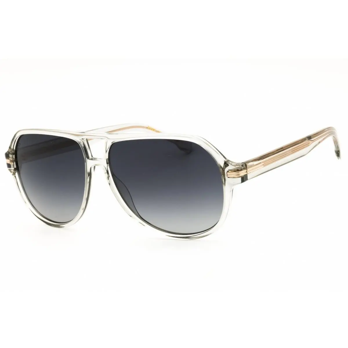 Men`s Sunglasses Grey Acetate Navigator Full Rim Frame 1507/S 0KB7 9O by Hugo Boss