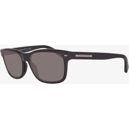 Ermenegildo Zegna EZ 0001 Shy Blk Polarized Smoke Italy 56-17-140 EZ0001-01D