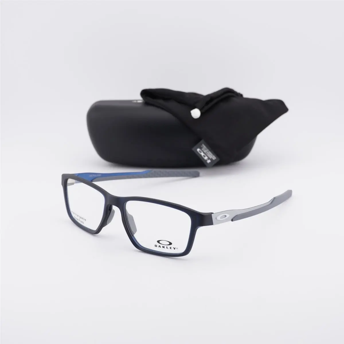 Oakley OX8153 815315 Matte Transparent Blue 55mm Eyeglasses