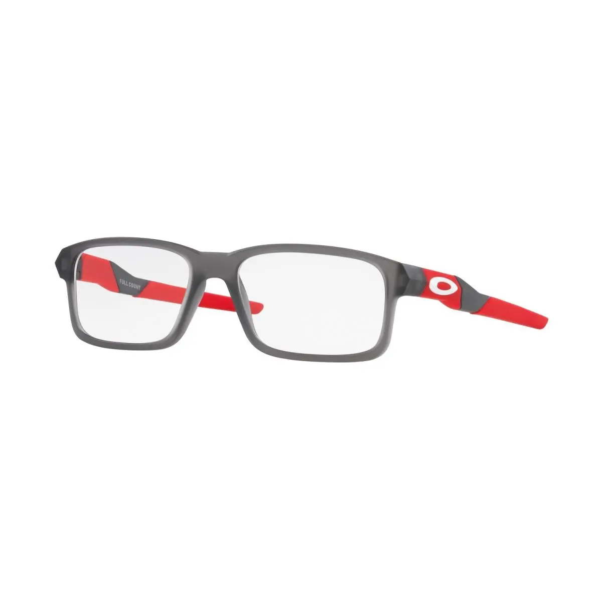 Oakley OY8013-0349 Kid Full Count Eyeglasses 49-14 - Gray Smoke Red