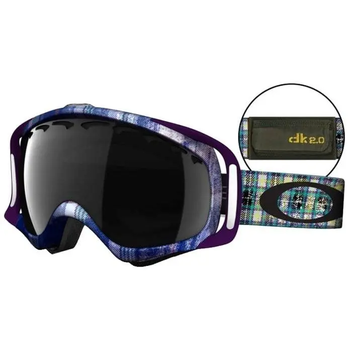 Oakley Danny Kass Signature Series 2.0 Crowbar Goggles Purple Plaid