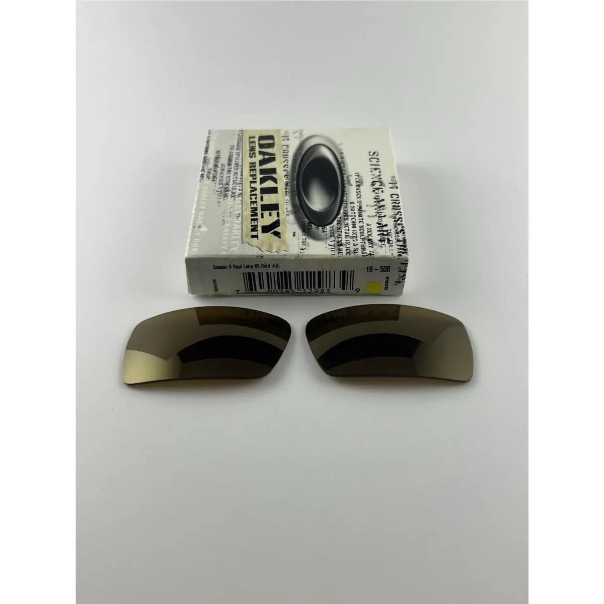 Gascan S Small Gold Iridium Replacement Lenses+box 16-506 Rare by Oakley