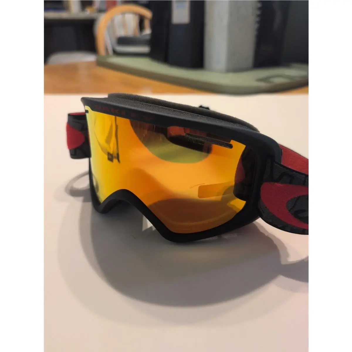 Oakley O Frame Ski/snowboard Black Camo Frame with Ruby Lens Snow Goggles