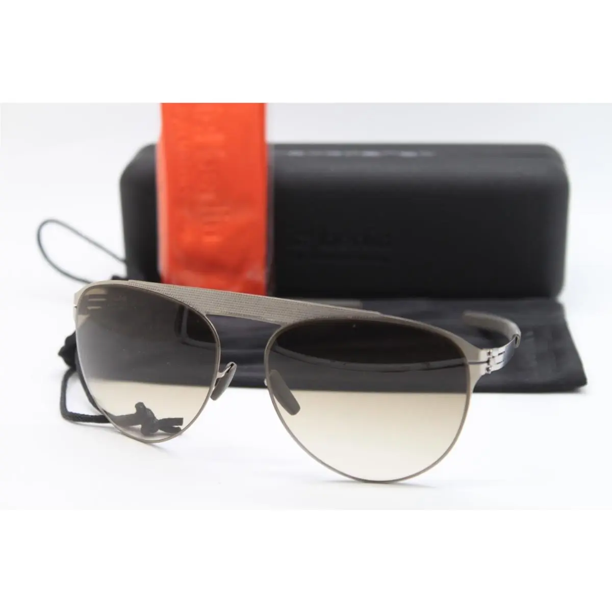 IC Berlin Meike B. Bronze Sunglasses W/case 56-17