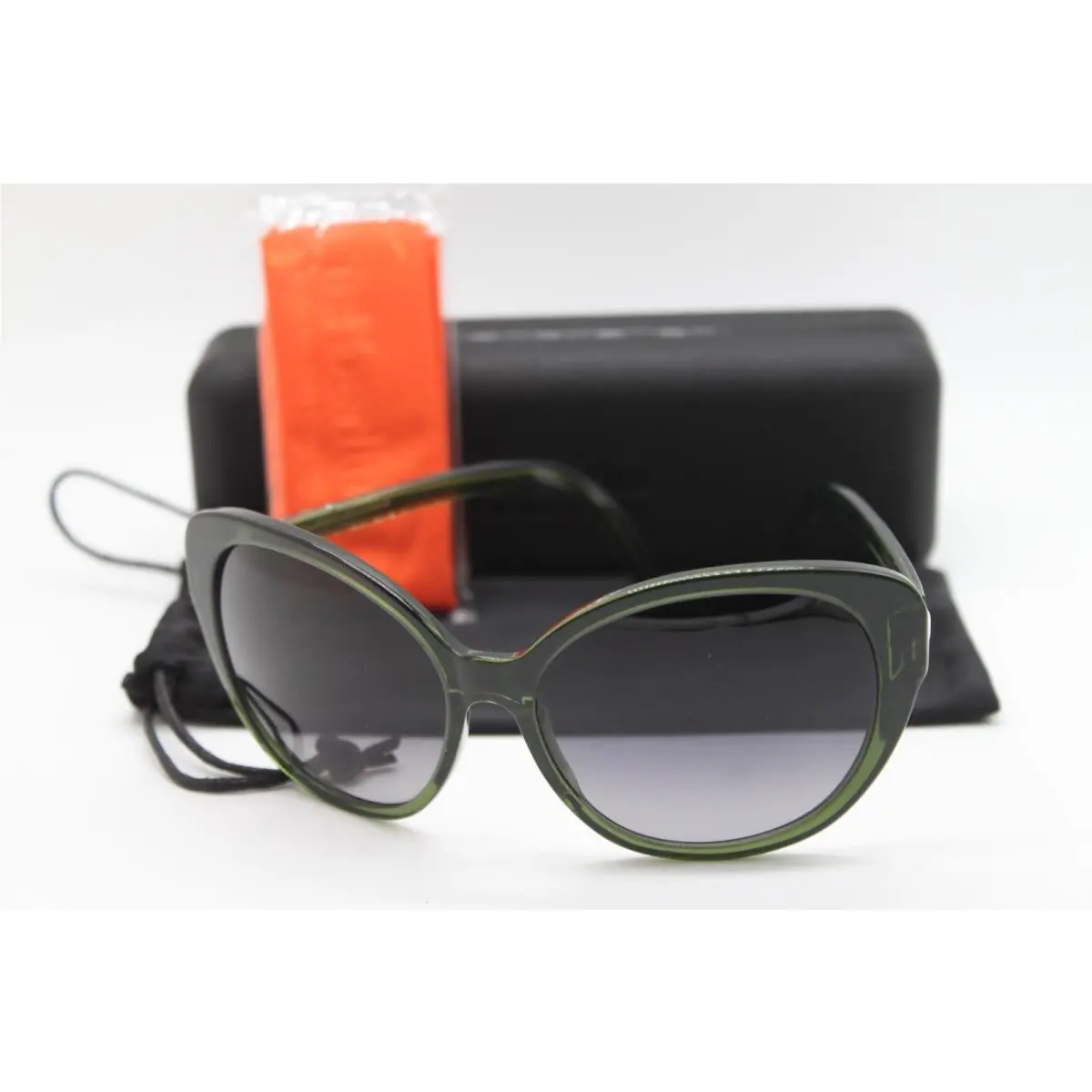 IC Berlin Model LM Rose Gold Green Sunglasses W/case 59-17