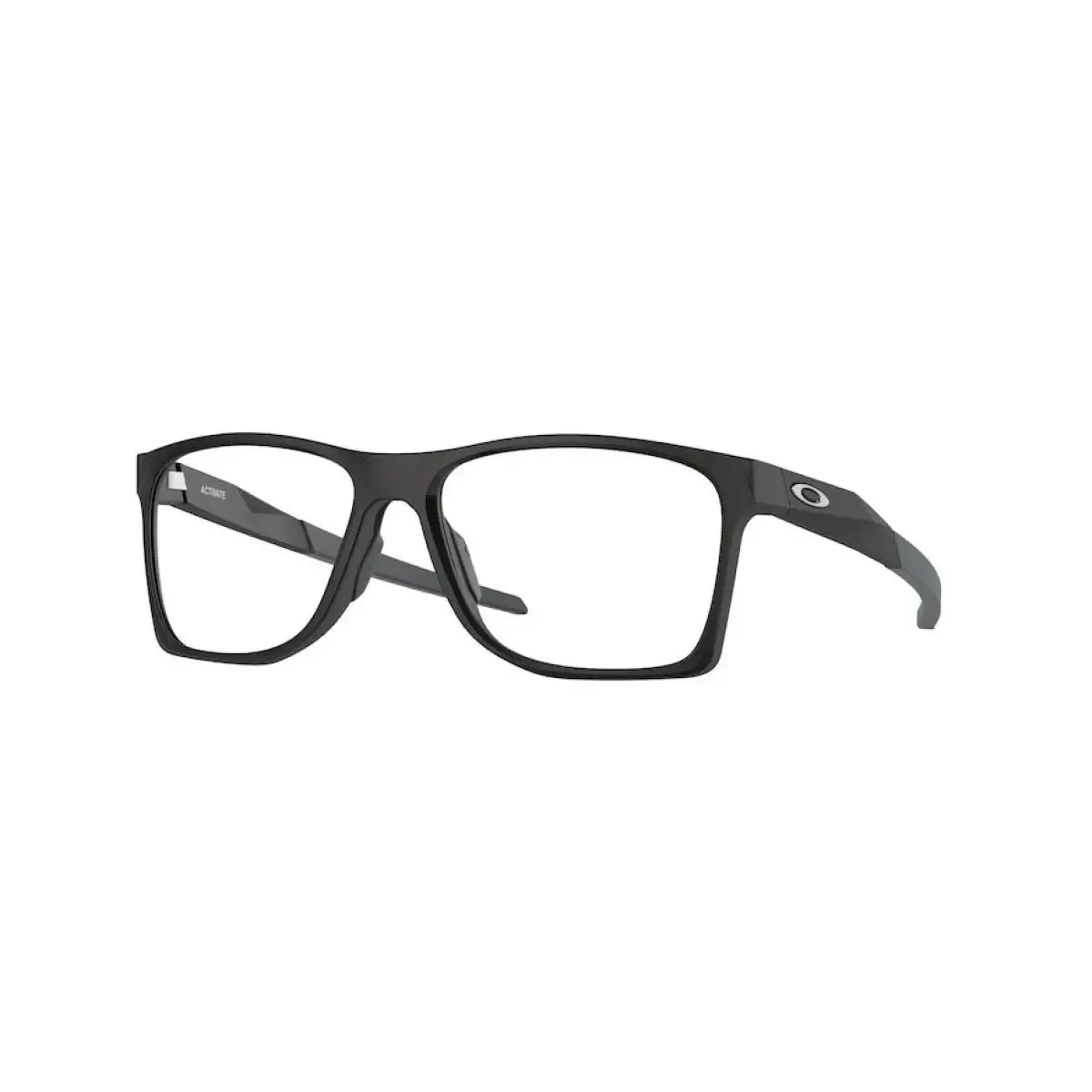 Oakley Activate Men`s Eyeglasses 8173-01 Satin Black/clear S55 T141