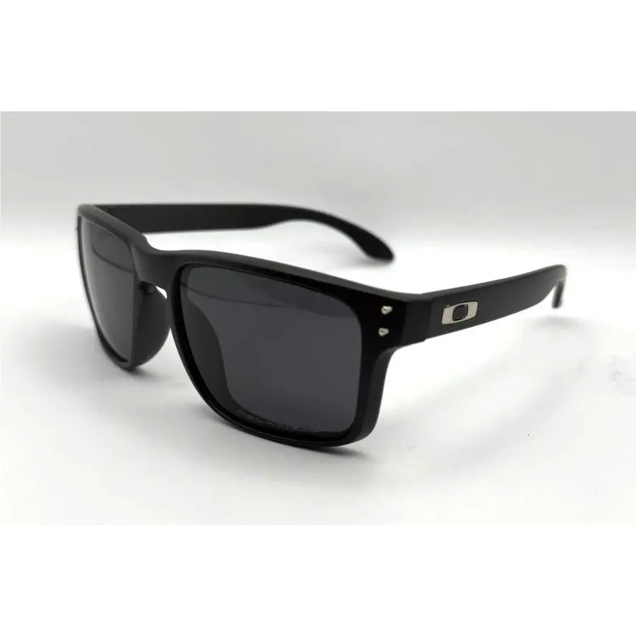 Oakley Holbrook Sunglasses Black Frame Black Lens Case Accessories