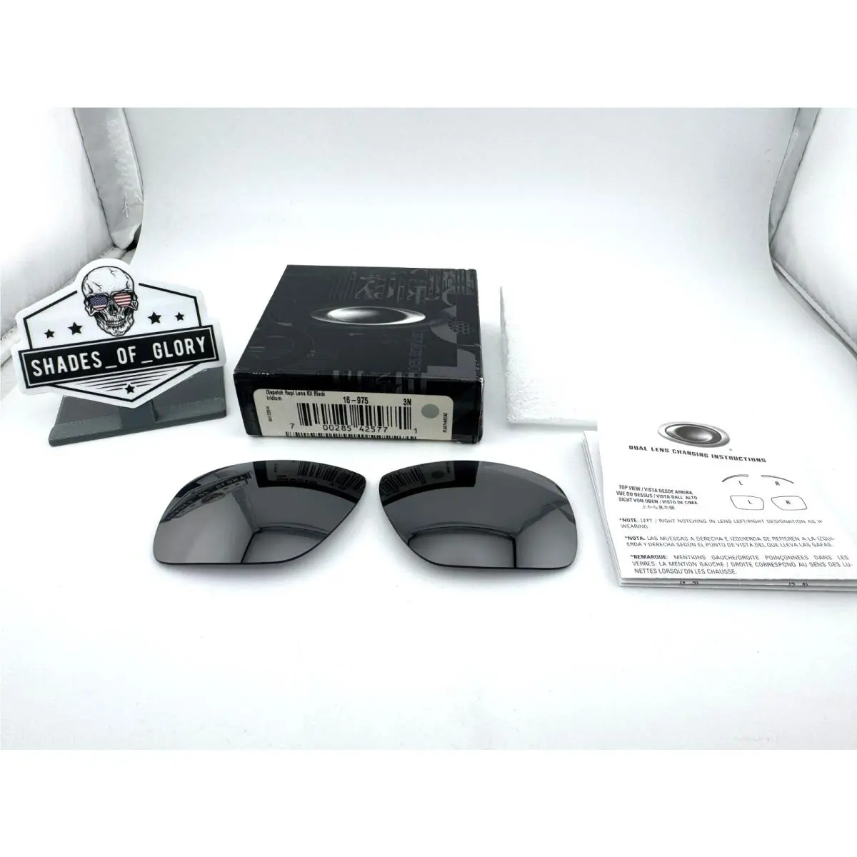 Oakley Dispatch 1.0 Black Iridium Replacement Sunglasses Lenses