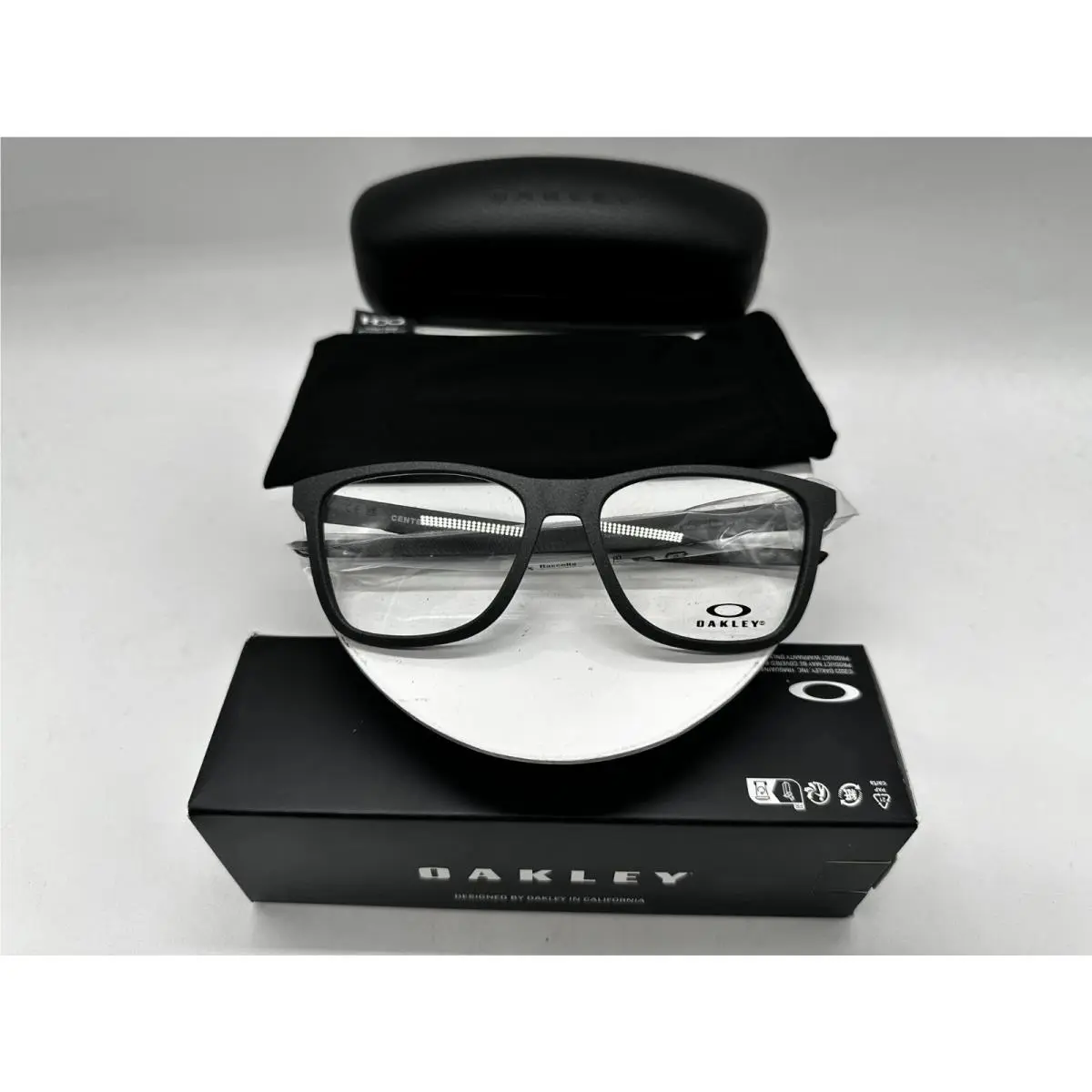 Oakley Centerboard OX8163-0455 Satin Light Steel Size 55-17-141 Eyeglasses