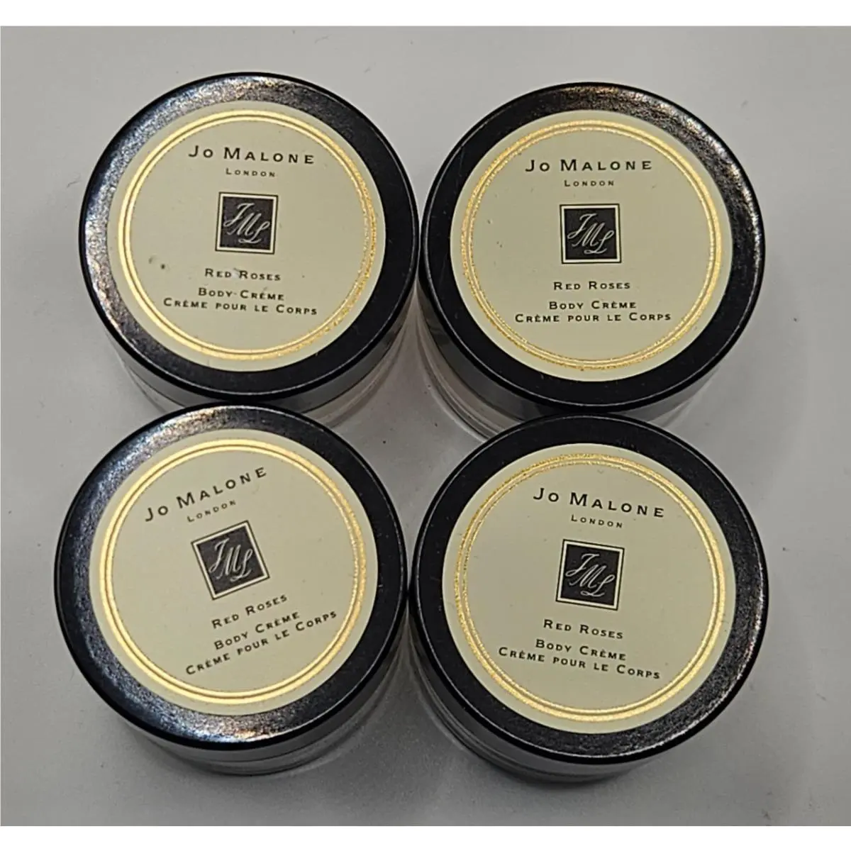 4 Jo Malone Red Roses Body Creme Cream .5 oz Vhtf