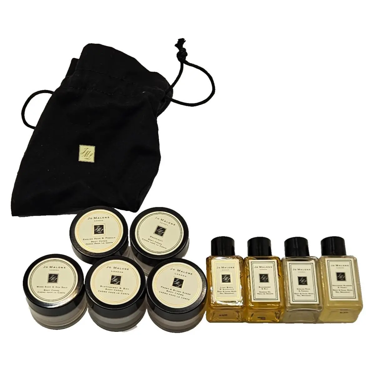 9 Jo Malone Body Creme Cream Travel Size 0.5oz/15ml Shower Oil Hand Body Wash