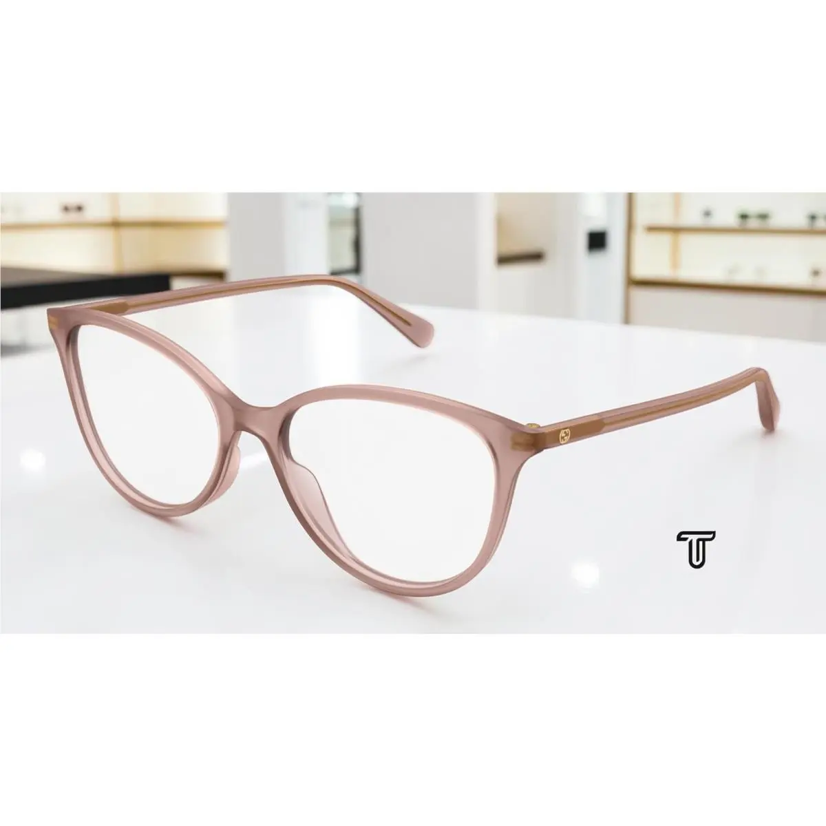 GG1359O 004 Cat Eye Recycled Acetate 54mm Women`s Eyeglasses by Gucci