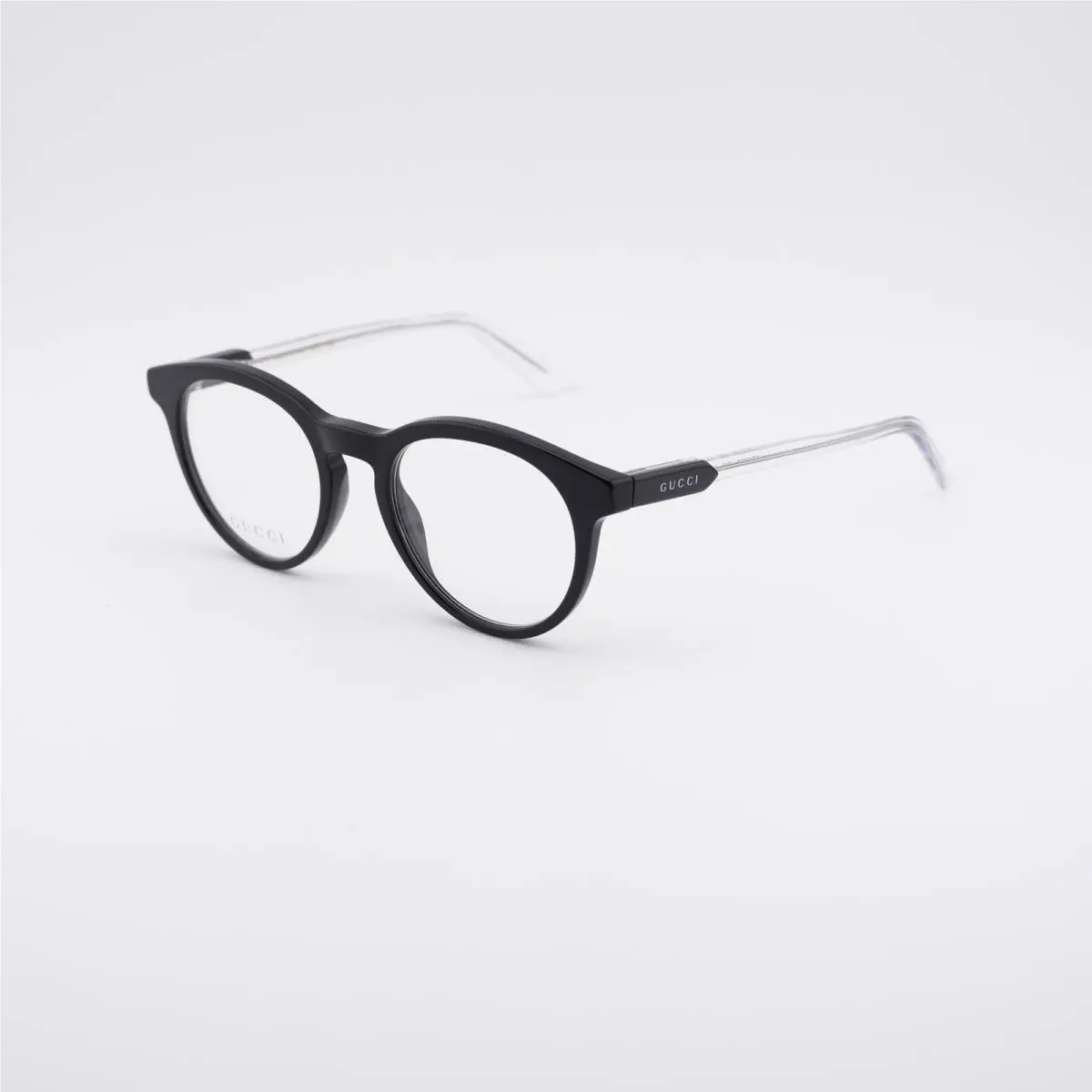 GG1822O 003 Black/transparent 50mm Eyeglasses by Gucci