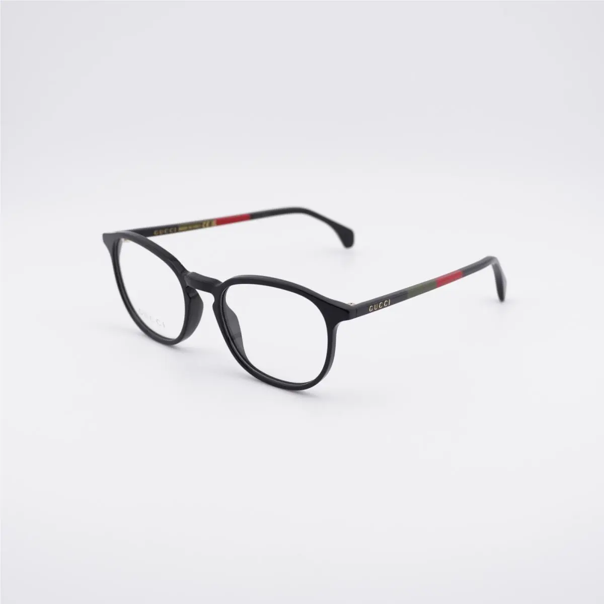 GG0551O 021 Round Oval Panthos Black Demo Lens 50 mm Men`s Eyeglasses by Gucci