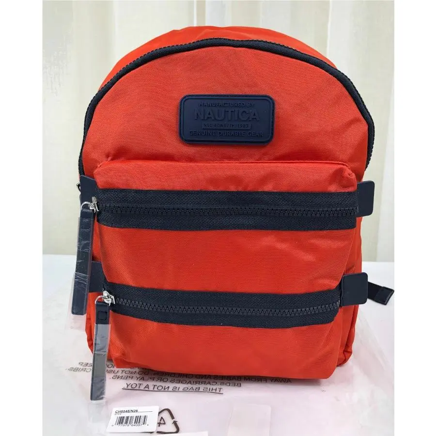 Nautica Aye on The Prize Ballistic Nylon Backpack in Henna CH8048/N26
