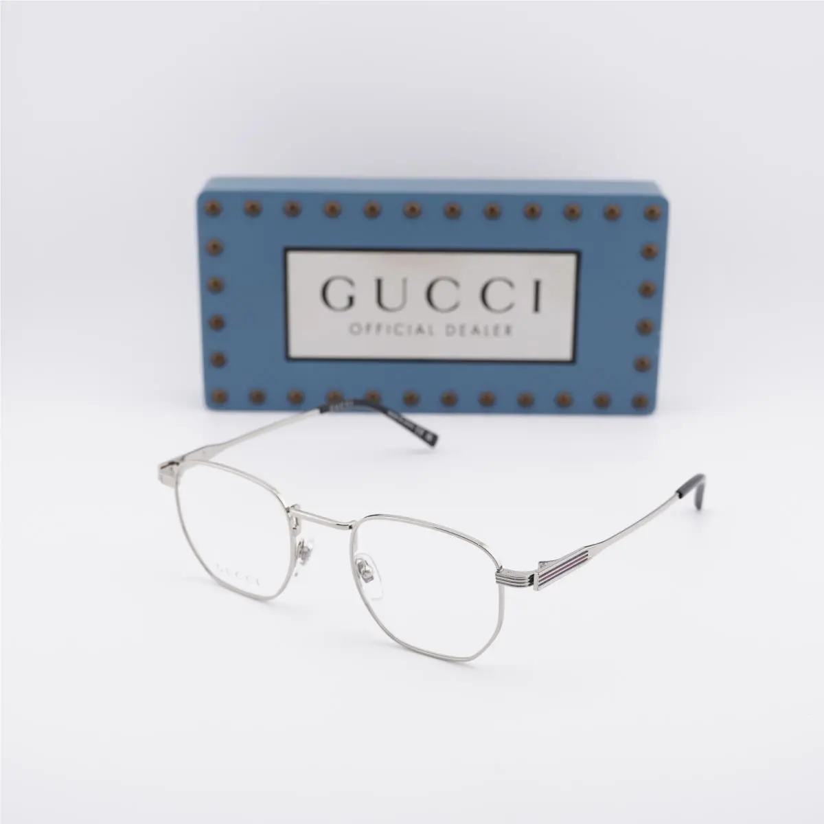 Gucci GG1878O 003 Silver 49mm Eyeglasses