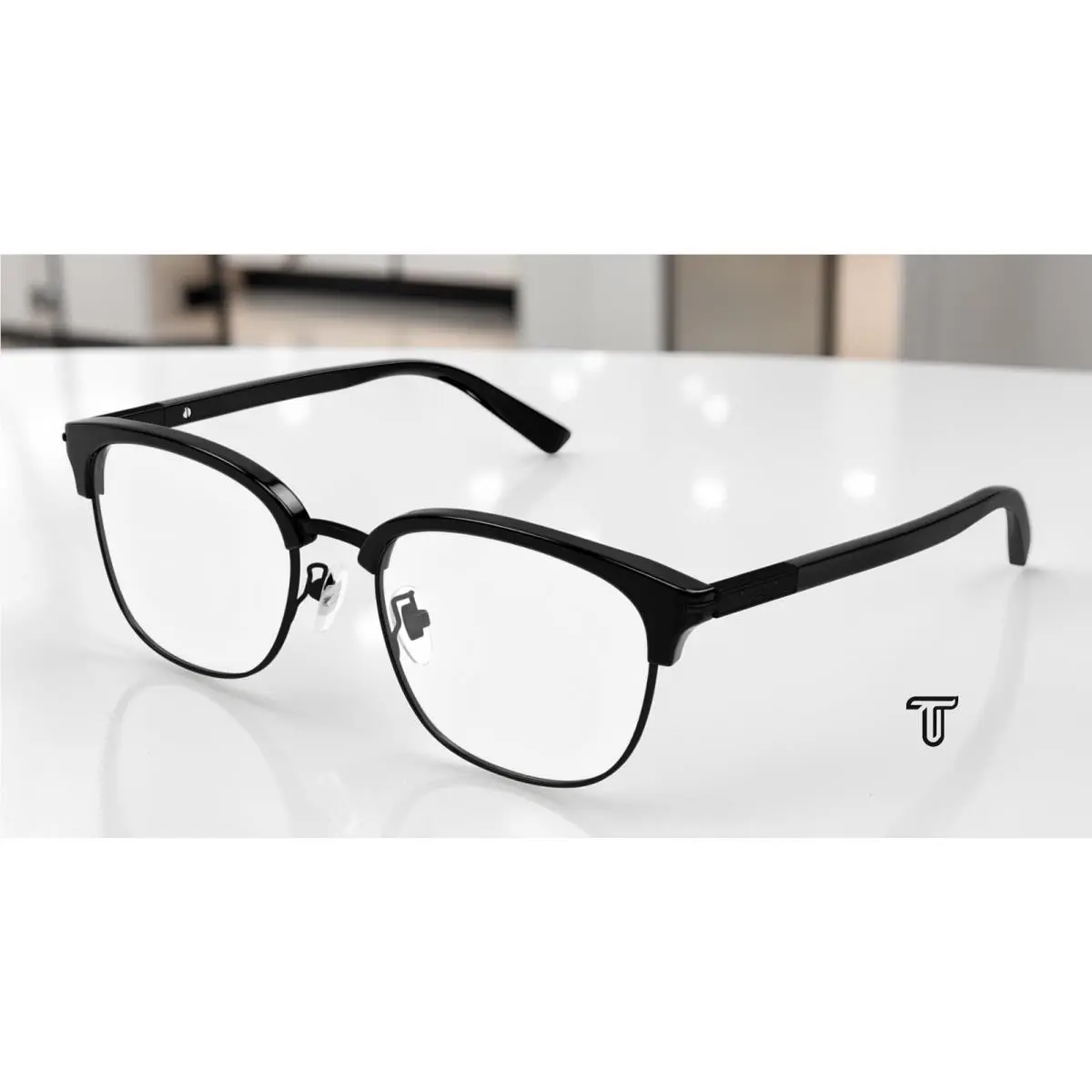 GG1901OA 003 Round Oval Panthos Black Demo Lens 54 mm Men`s Eyeglasses by Gucci