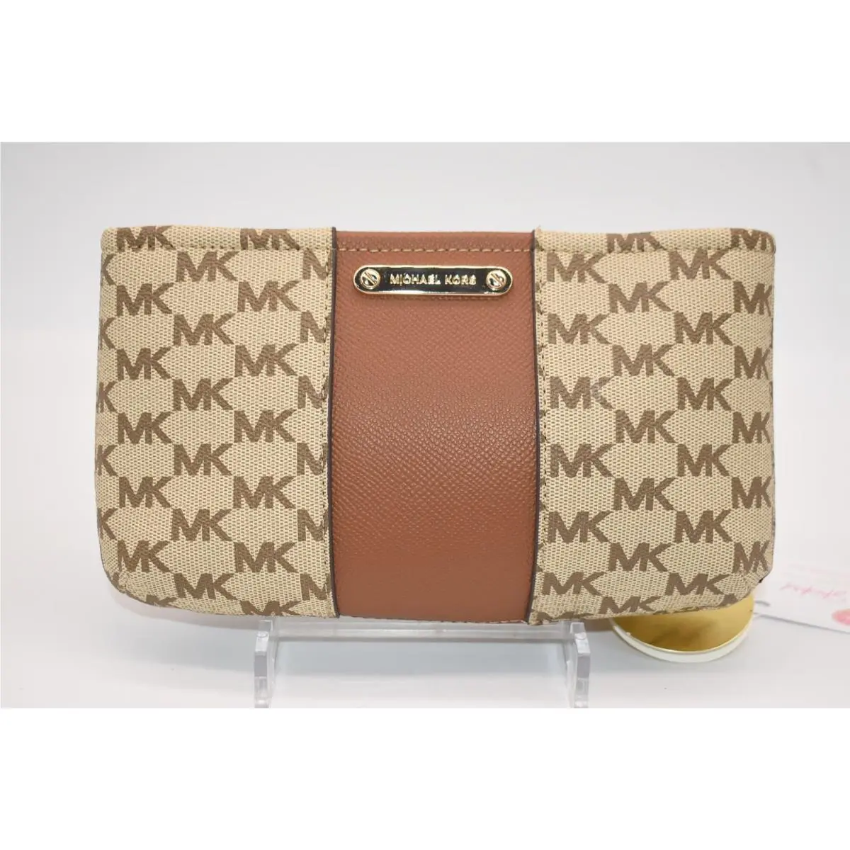 L/xl Boxed Belt Bag in Beige Brown by Michael Kors