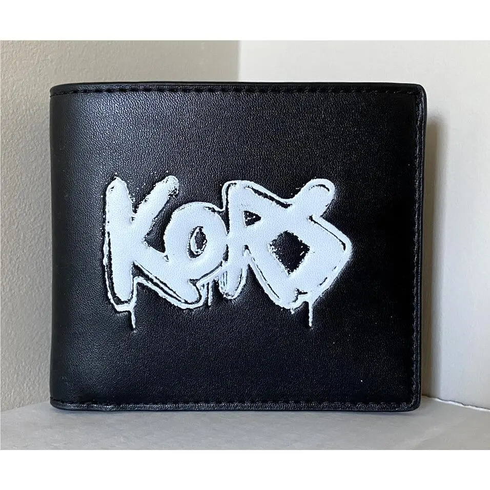 Michael Kors Cooper Men`s Billfold Wallet Vegan Leather Black / White