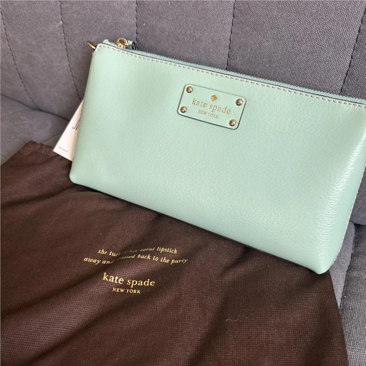 Katespade Chain Strap Shoulder Bag Leather Handbag