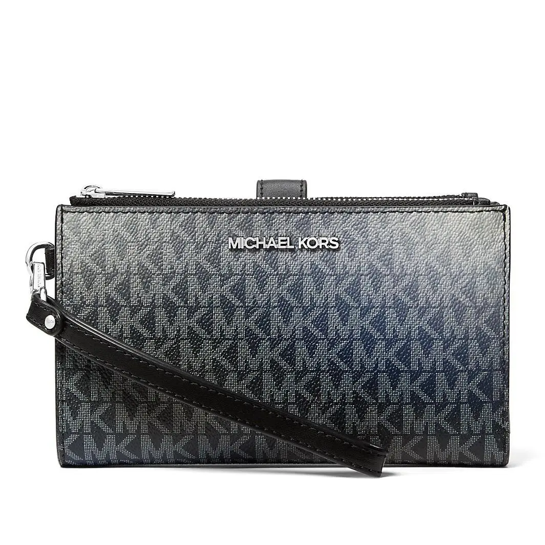 Michael Kors Large Ombré Wristlet Tech Phone Wallet Black Multi 35F5STVW3B
