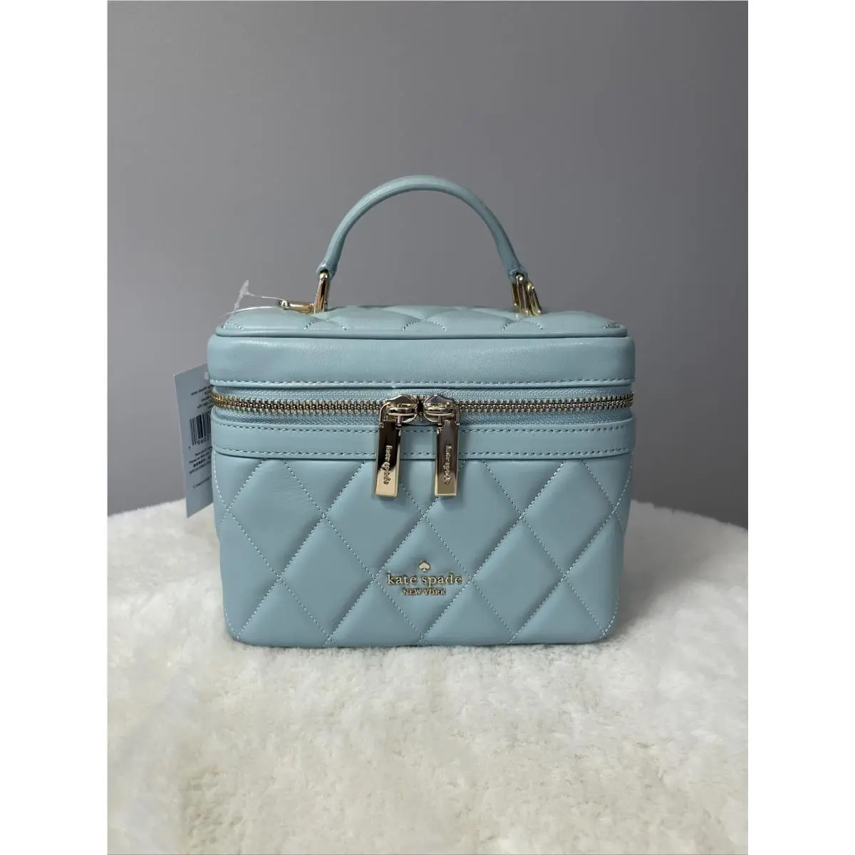 Kate Spade Carey Quilted Trunk Crossbody Bag Wild Sage