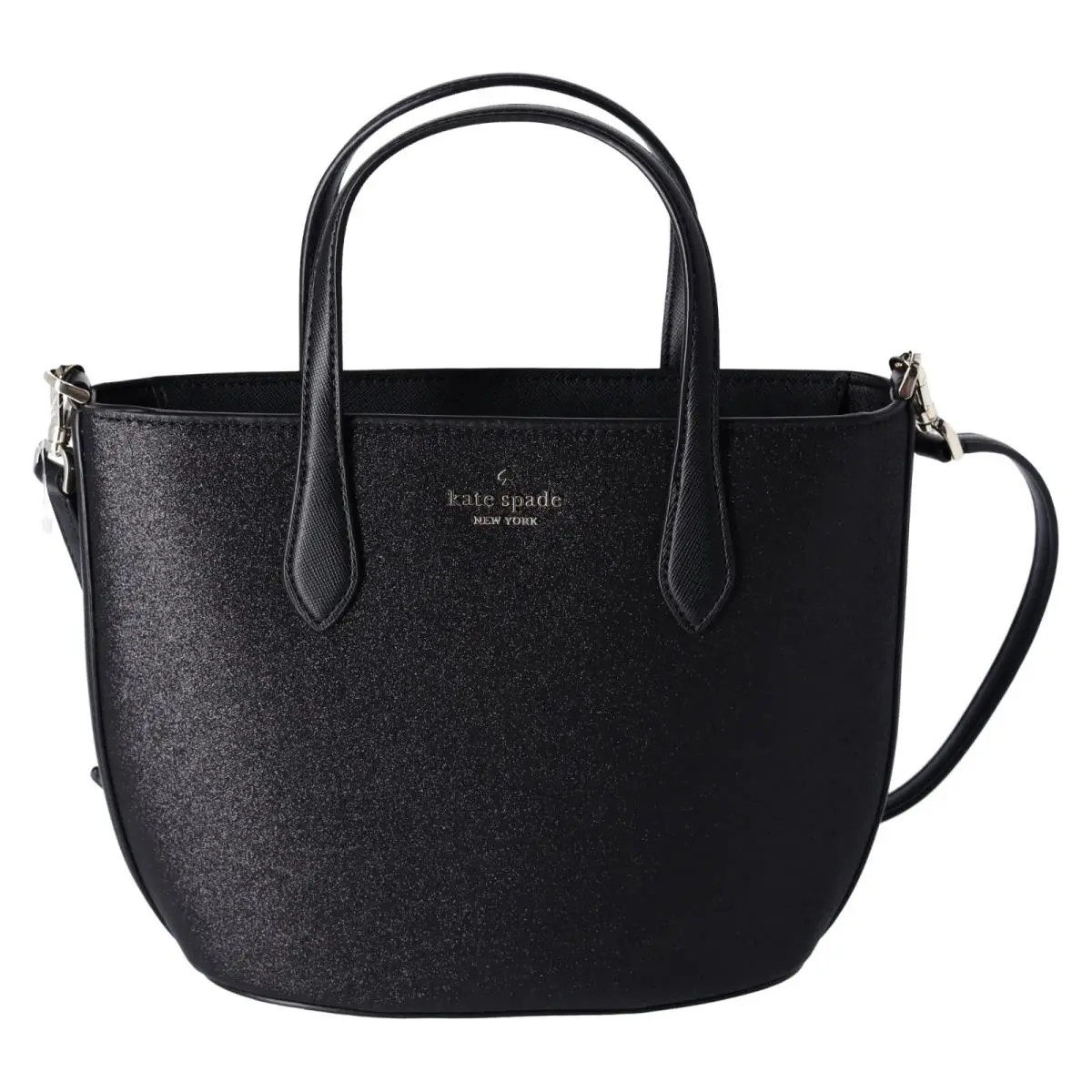 Kate Spade Glitter Glimmer Satchel Black KE460 Handbag Purse