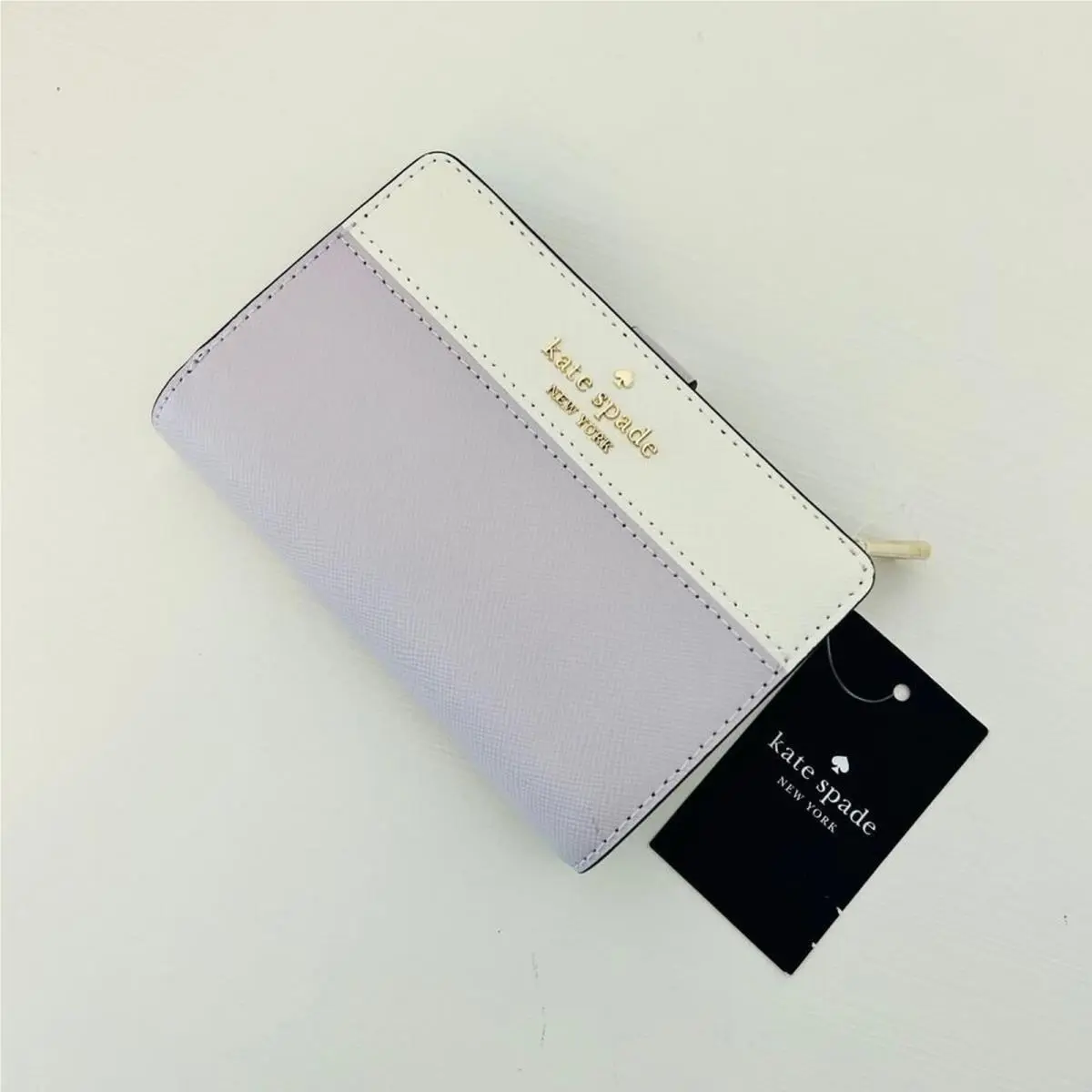 Kate Spade Madison Medium Compact Bifold Wallet Lilac Moon