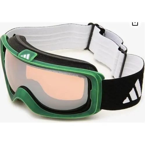 Adidas A 182 ID2 Pure Snow Ski Google Green Washed Lst Bright Mirror A182-6055