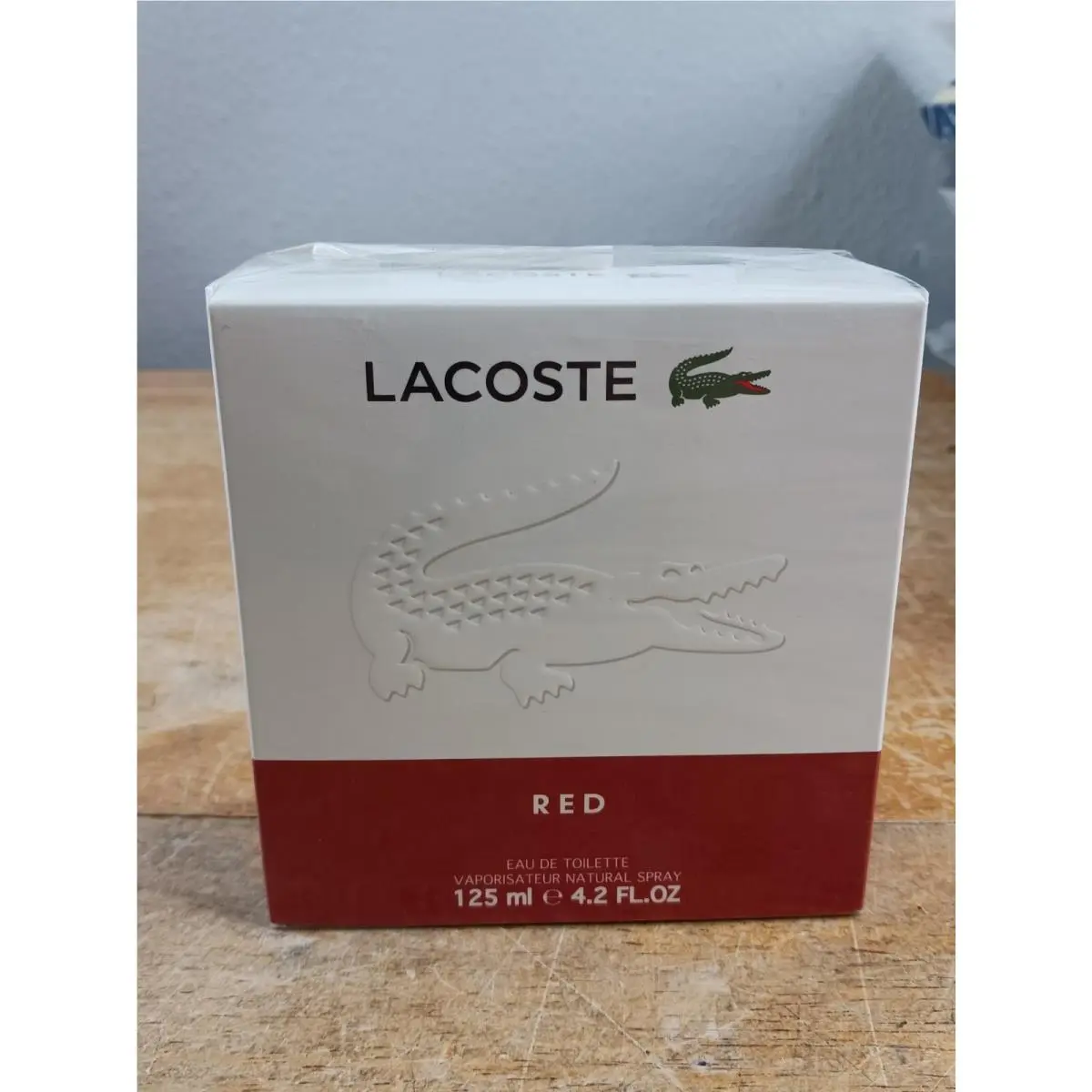 Red  4.2 oz Edt Spray For Men by Lacoste