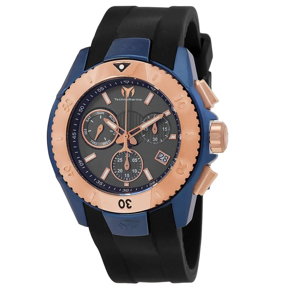 Technomarine UF6 Chronograph Quartz Gunmetal Dial Men`s Watch TM-621037 by TechnoMarine