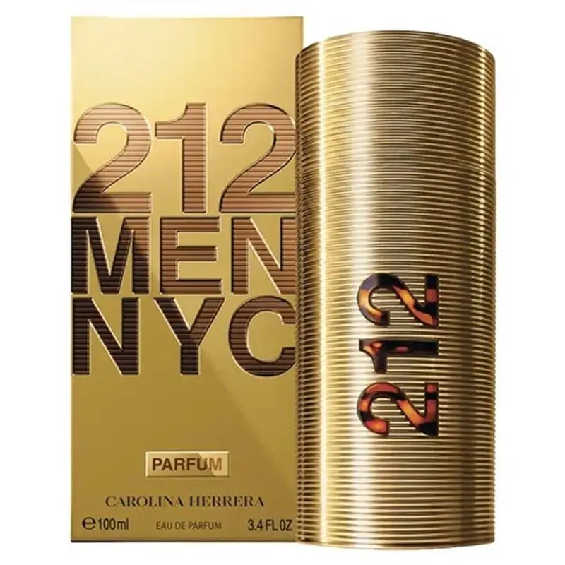 212 Men Nyc Parfum by Carolina Herrera 3.4oz Parfum For Men Box