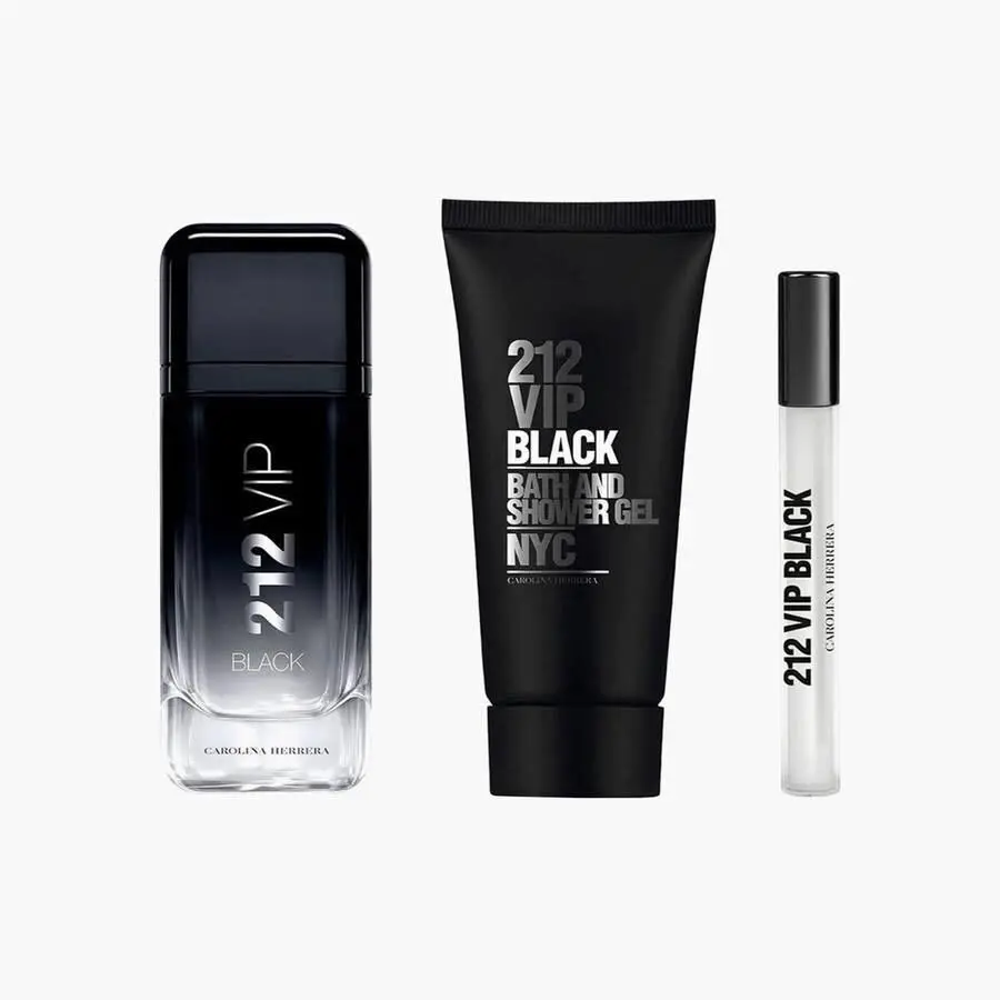 Carolina Herrera Men`s 212 Vip Black Gift Set Fragrances 8411061065167