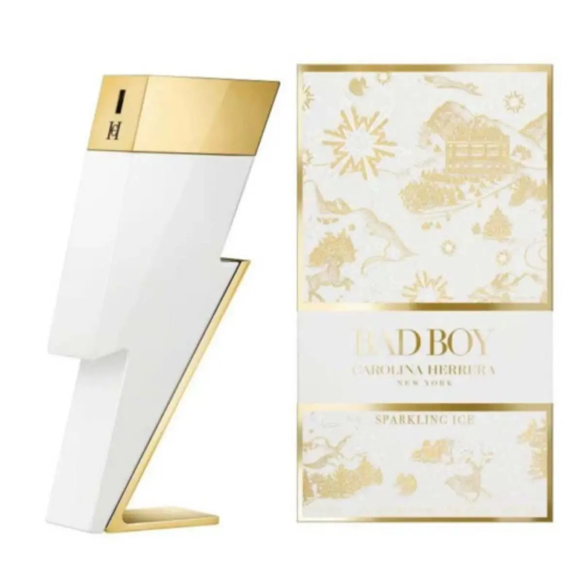 Carolina Herrera Bad Boy Sparkling Ice 3.4oz Eau De Toilette Men