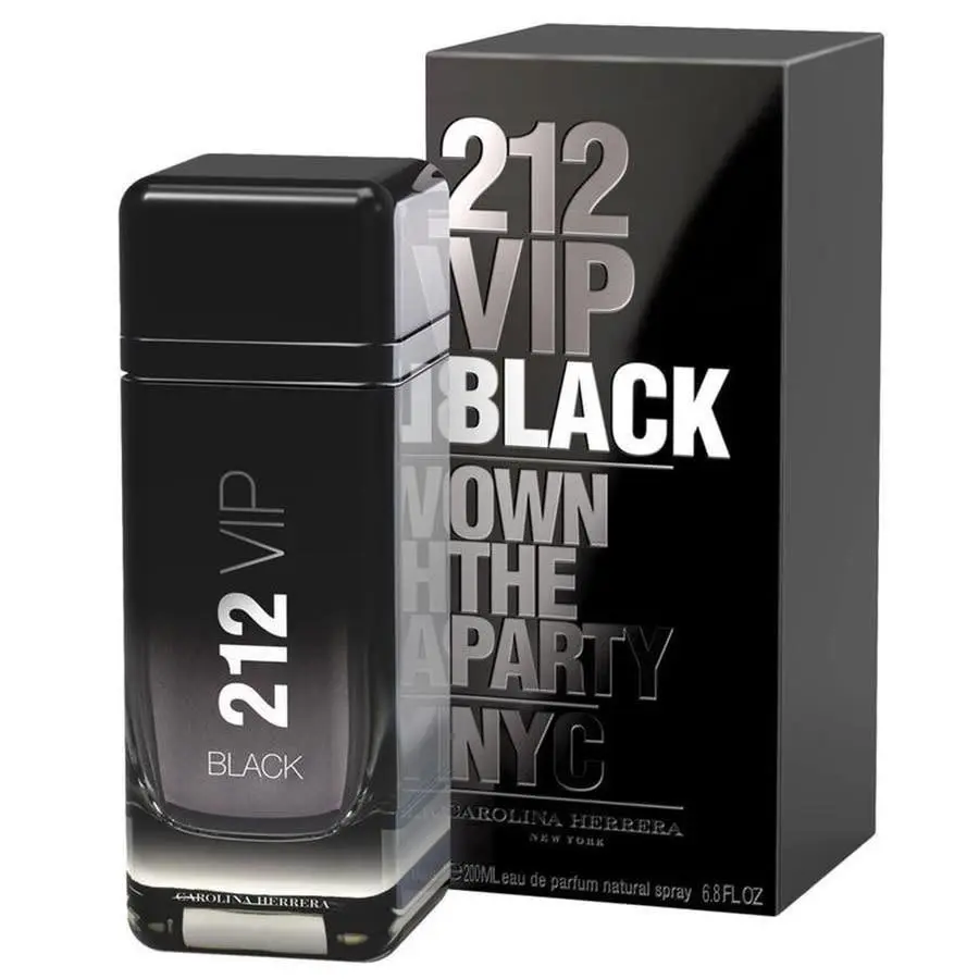 Carolina Herrera Men`s 212 Vip Black Edp Spray 6.8 oz 200 ml