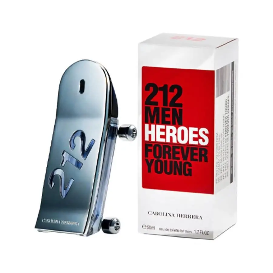Carolina Herrera Men`s 212 Heroes Forever Young Edt Spray 3.04 oz Tester