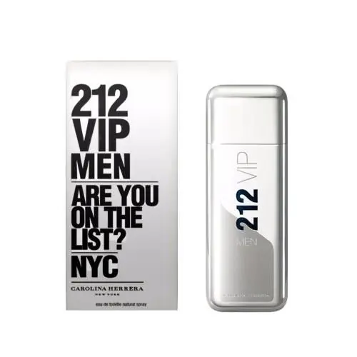 212 Vip by Carolina Herrera 3.4oz Edt For Men Box