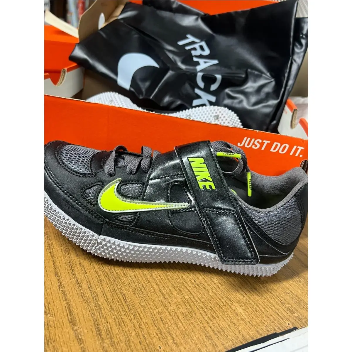 Nike shoes - Nike Zoom High Jump - Zoom High Jump - 317645-070 - Black/Volt-Dark Gray 1