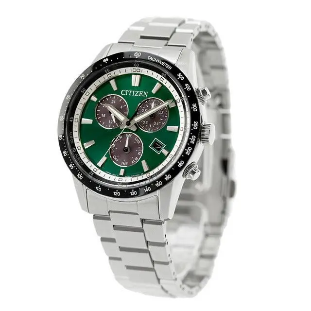 Citizen Collection Green Dial Perpetual Calendar Alarm Men`s Watch BL5614-59W
