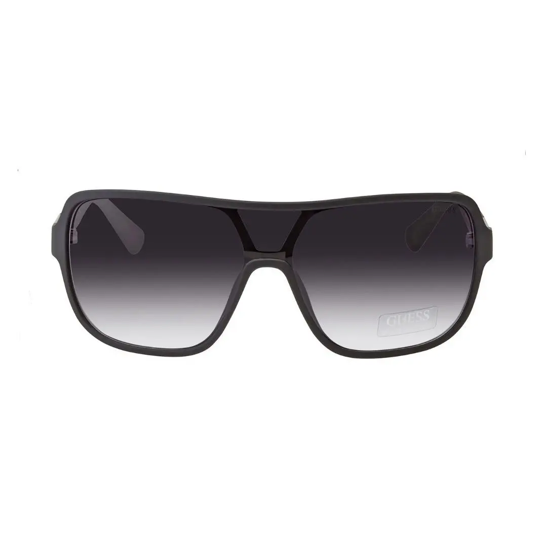 Guess Unisex Shield Sunglasses Black Smoke GF5068 02B