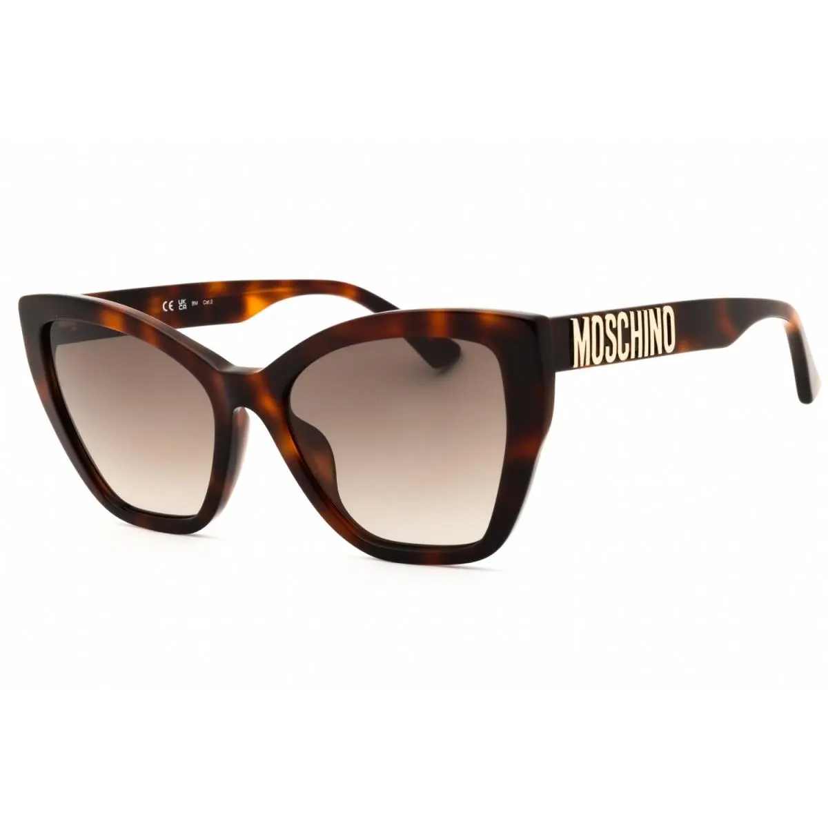 Moschino MOS155 S 05L Sunglasses Havana Frame Brown Lenses 55mm