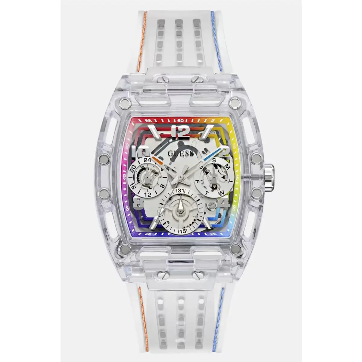 Guess GW0499G13 Silicone Multi-function Watch 41 5 mm
