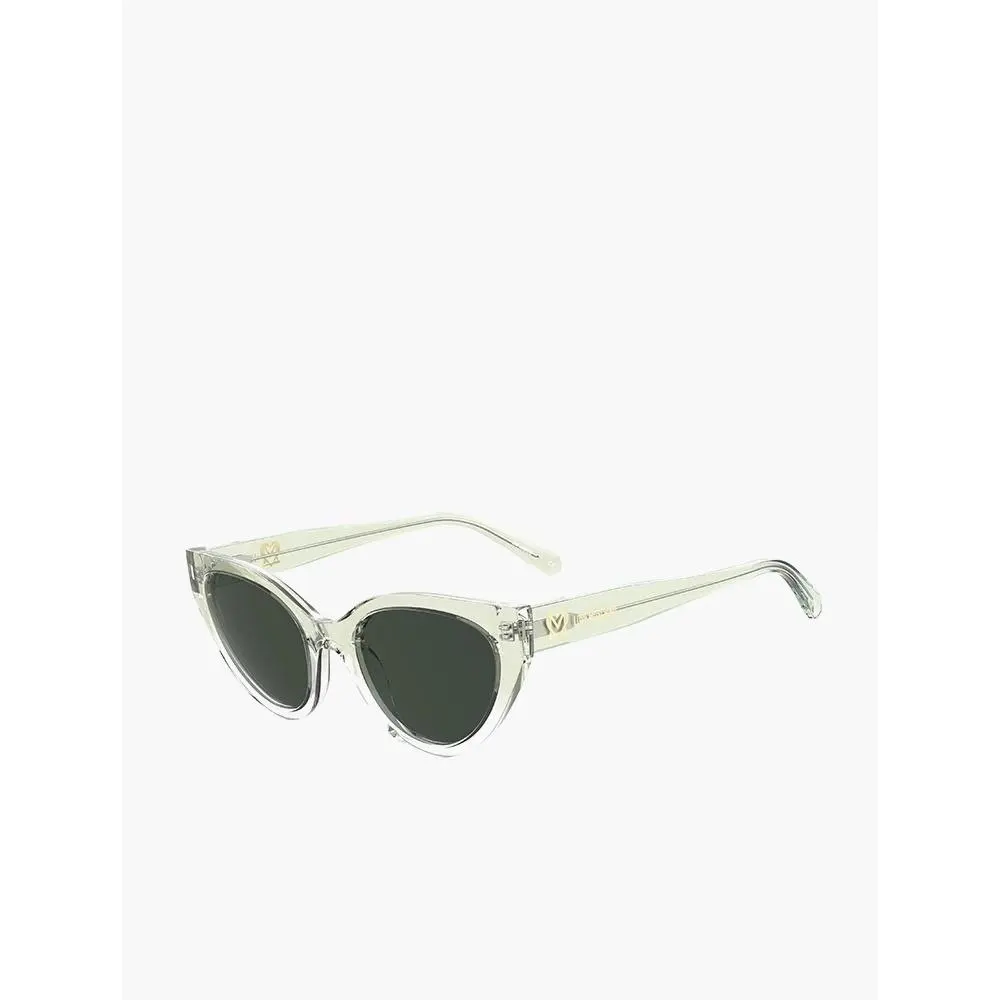 Love Moschino Women MOL064/S Cat Eye Sunglasses Transparent Green 53-20-140