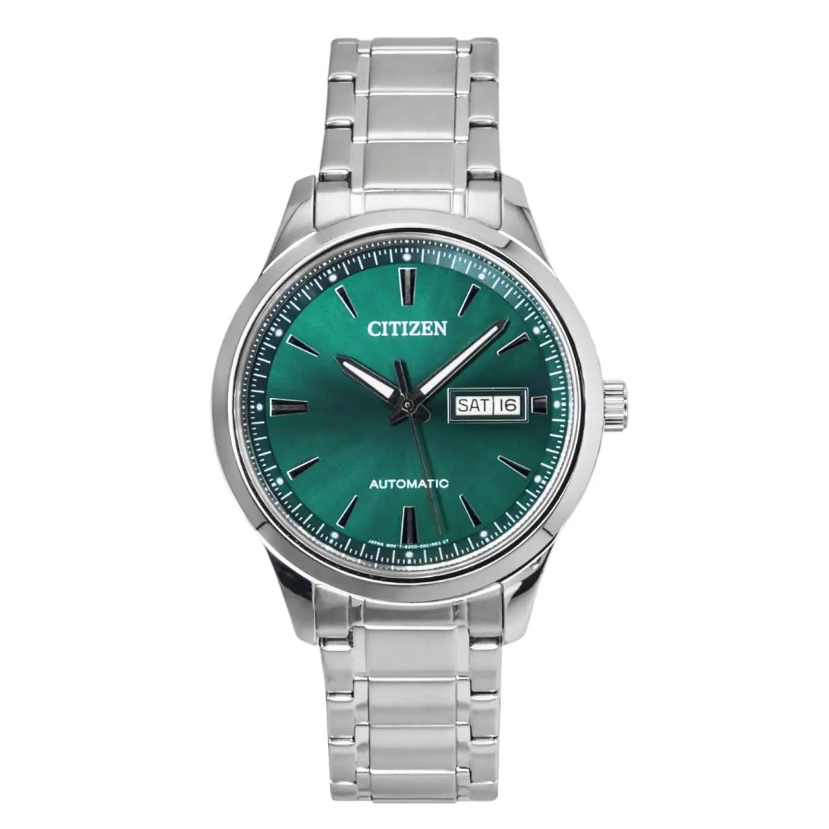 Citizen Stainless Steel Green Dial Automatic 50M NY4058-79X Men`s Watch